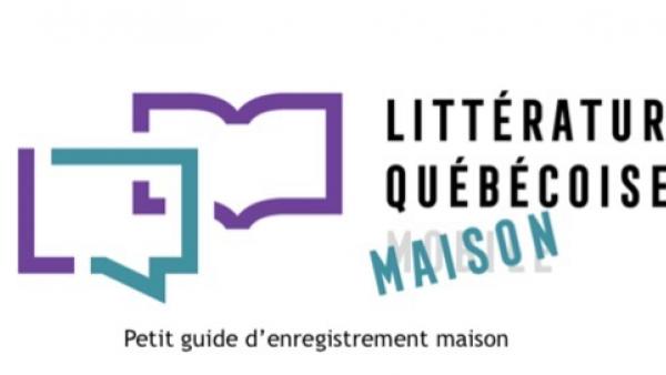 Logo de Littérature québécoise mobile (en mode télétravail): Littérature québécoise maison.