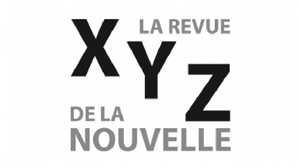 Logo de XYZ. La revue de la nouvelle. 