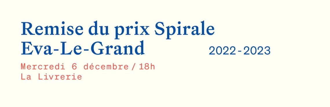 Crédit visuel: Spirale